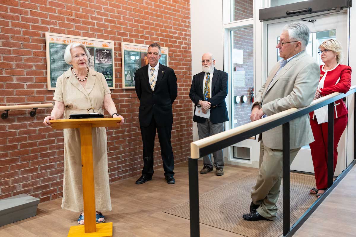 Speaker at The Gary Residence Ribbon-Cutting Ceremony